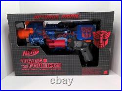 SDCC Nerf Transformers Optimus Prime Barricade RV-10 Blaster 2011