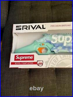 Supreme Nerf Rival Takedown Blaster (Supreme Nerf Gun) (Blue) In Hand
