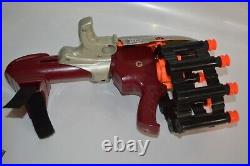 Vintage 1996 Nerf Cyber Stryke Gear Roto Track Blaster Dart Gun #61336 Tested