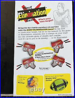 Vintage Nerf Elimination Blaster Game Nerf Factory Sealed Discontinued Rare