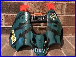 Vintage Nerf Max Force Manta Ray Blaster 1995 Dart Gun Rare Kenner Aqua Black