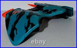 Vintage Rare NERF Max Force Manta Ray Blaster 1995 Aqua Black WORKS NO DARTS