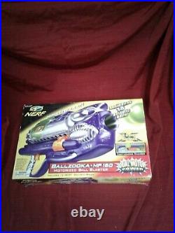 Vtg rare Nerf BALLZOOKA MP150 Ball Blaster Gun Motorized Rapid Fire gift htf