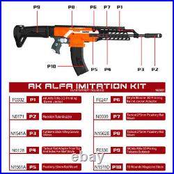 Worker MOD F10555 AK ALFA Imitation Kit for Nerf Stryfe Foam Blaster Toy