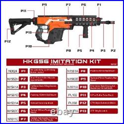 Worker MOD F10555 H&K G56 Imitation Kit for Nerf Stryfe Foam Blaster Toy