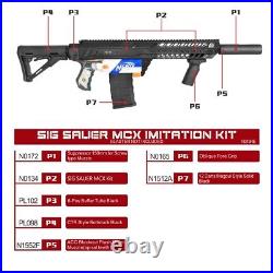 Worker MOD SIG SAUER MCX Imitation Kit Mass Combo for Nerf Retaliator Foam Toy